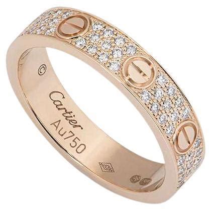 cartier love wedding band 8 diamonds|cartier love interlocking ring.